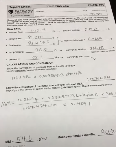 calcs